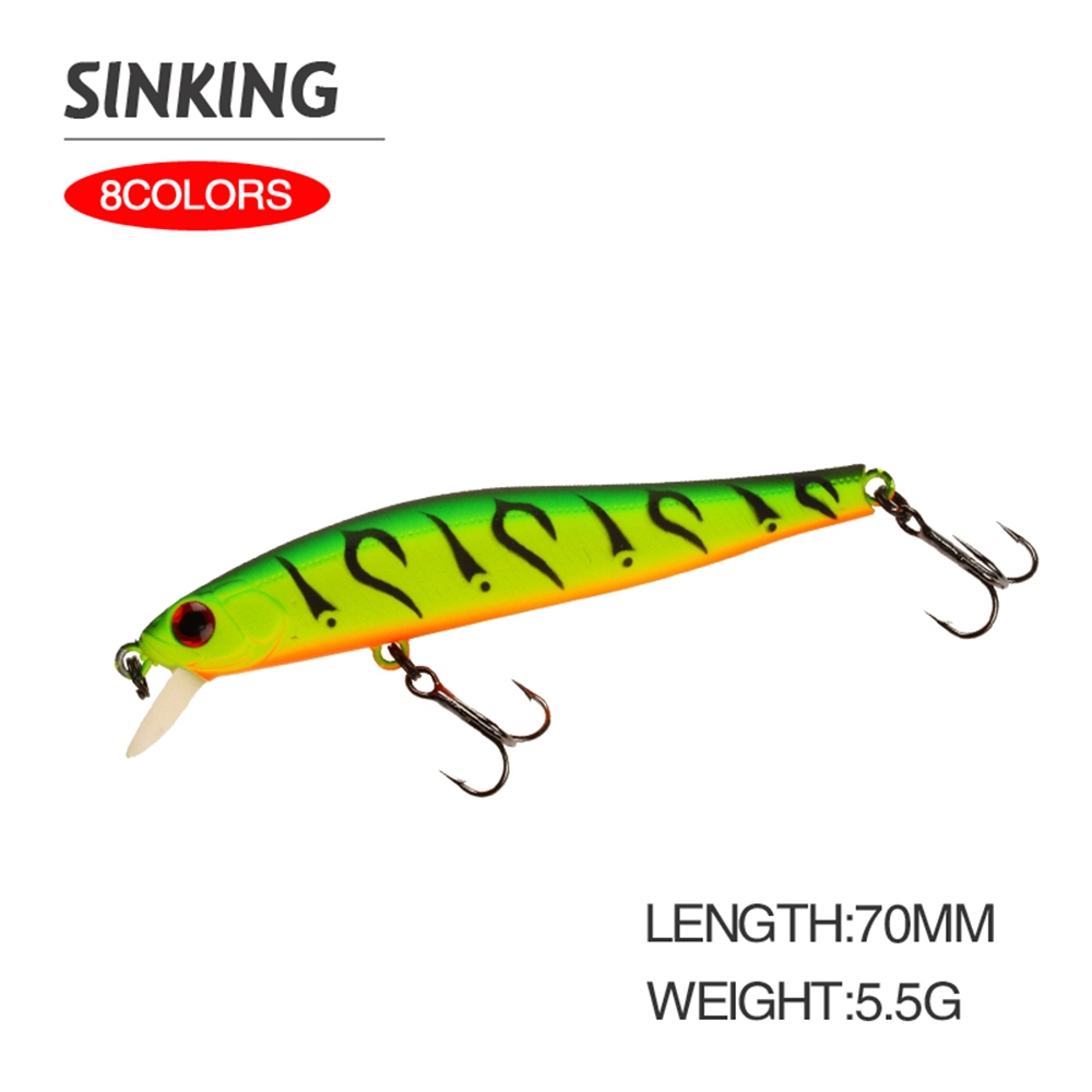 Fishing Lure Swimbait - 7cm 5.5g เหยื่อตกปลา Minnow Wobbler Sinking
