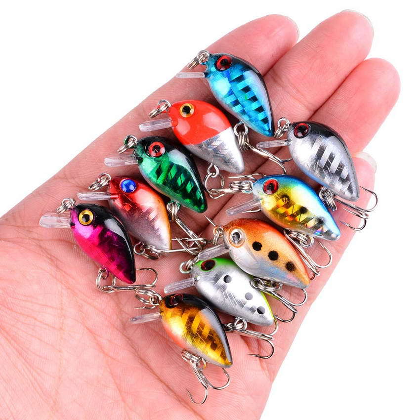 Fishing Lure Making Kit - เหยื่อตกปลาขนาดเล็ก Minnow Mini Wobble 3 ซม.1.5g