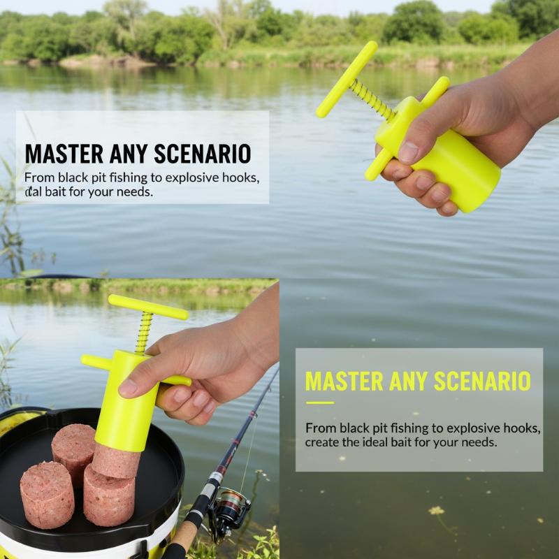 Fishing Lure Making Kit - เครื่องมือกดขึ้นรูปเหยื่อตกปลา 1 3 5 ชิ้น ชุดทำเหยื่ออ่อน