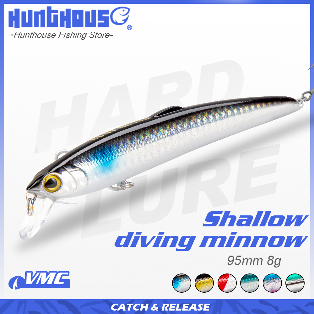Fishing Lure Swimbait - เหยื่อปลอม Hunthouse Smith Saruna Minnow ขนาด