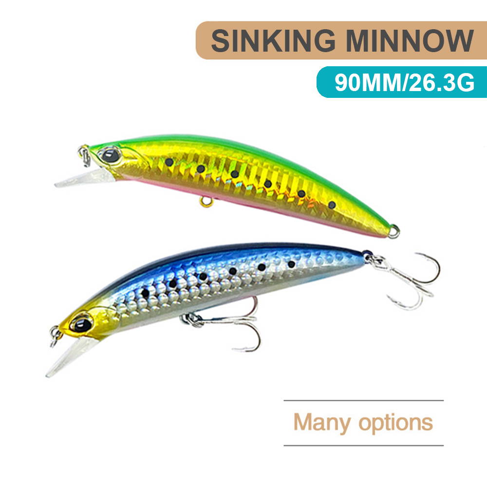 Fishing Lure Jerkbait - 9 ซม.26.3g เหยื่อตกปลา Sinking Minnow Wobbler