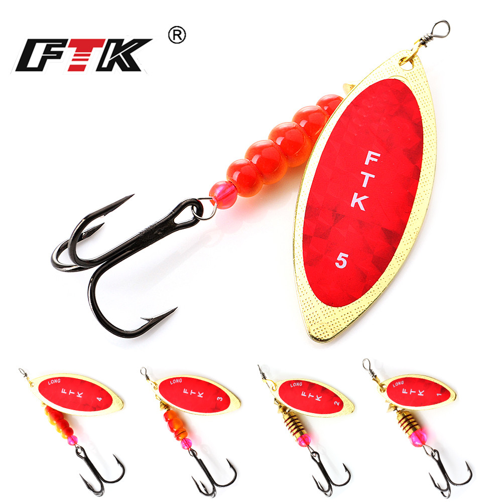 Fishing Lure Making Kit - FTK Spinner เหยื่อ4G/7G/12G/18G/30G ช้อนเหยื่อ Pike โลหะ