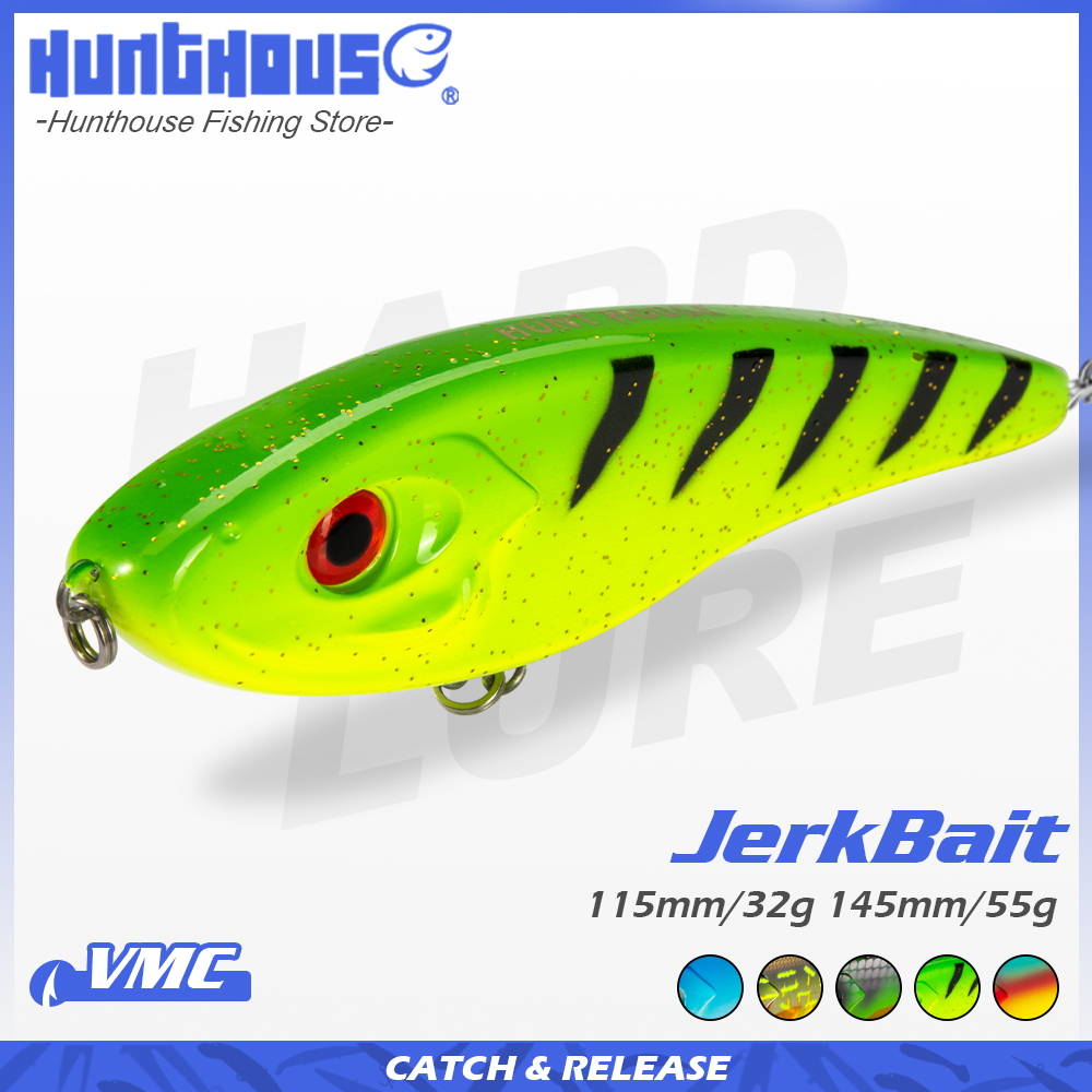 Fishing Lure Making Kit - เหยื่อปลอม Hunthouse Jerkbait Musky Buster Pike