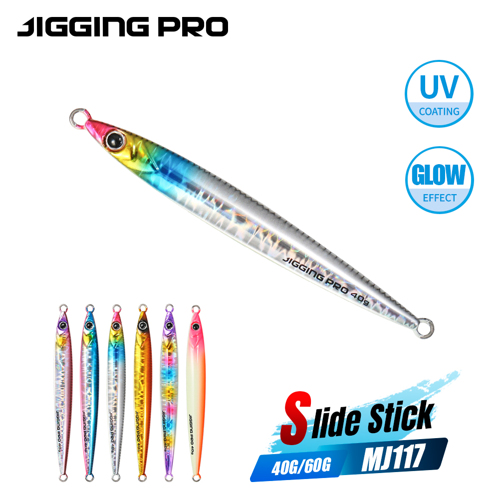 Fishing Lure Buzzbait - เหยื่อจิ๊กกิ้งแบบแท่งโลหะ JIGGING PRO 40 กรัม 60