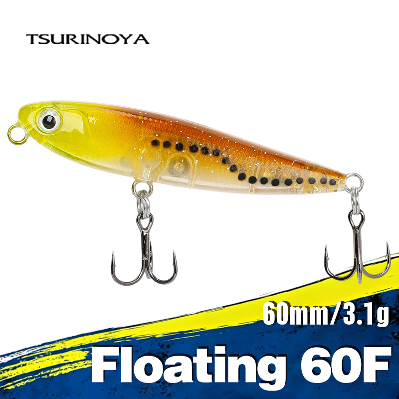 Fishing Lure Swimbait - TSURINOYAลอยดินสอตกปลาDW64 60Mm 3.1G Mini Lure Swimbait