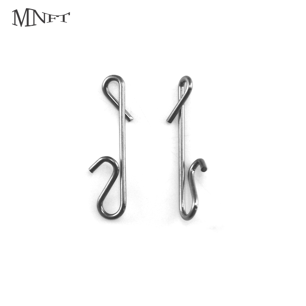 Fishing Lure Kit - MNFT 100 ชิ้น/แพ็ค Braid Knotless Connectors