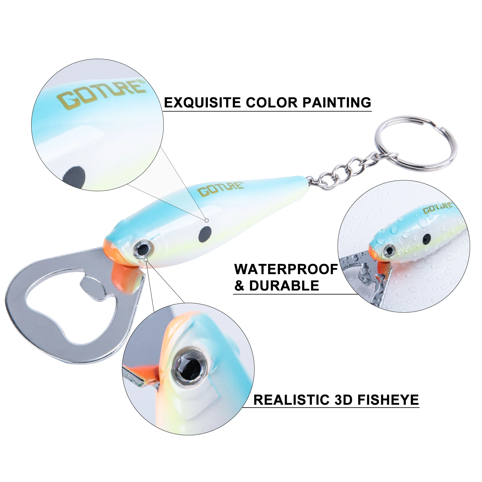 Goture 1 ชิ้นตกปลา Lure ที่เปิ - Fishing Lure Accessories บทวิจารณ์และราคา