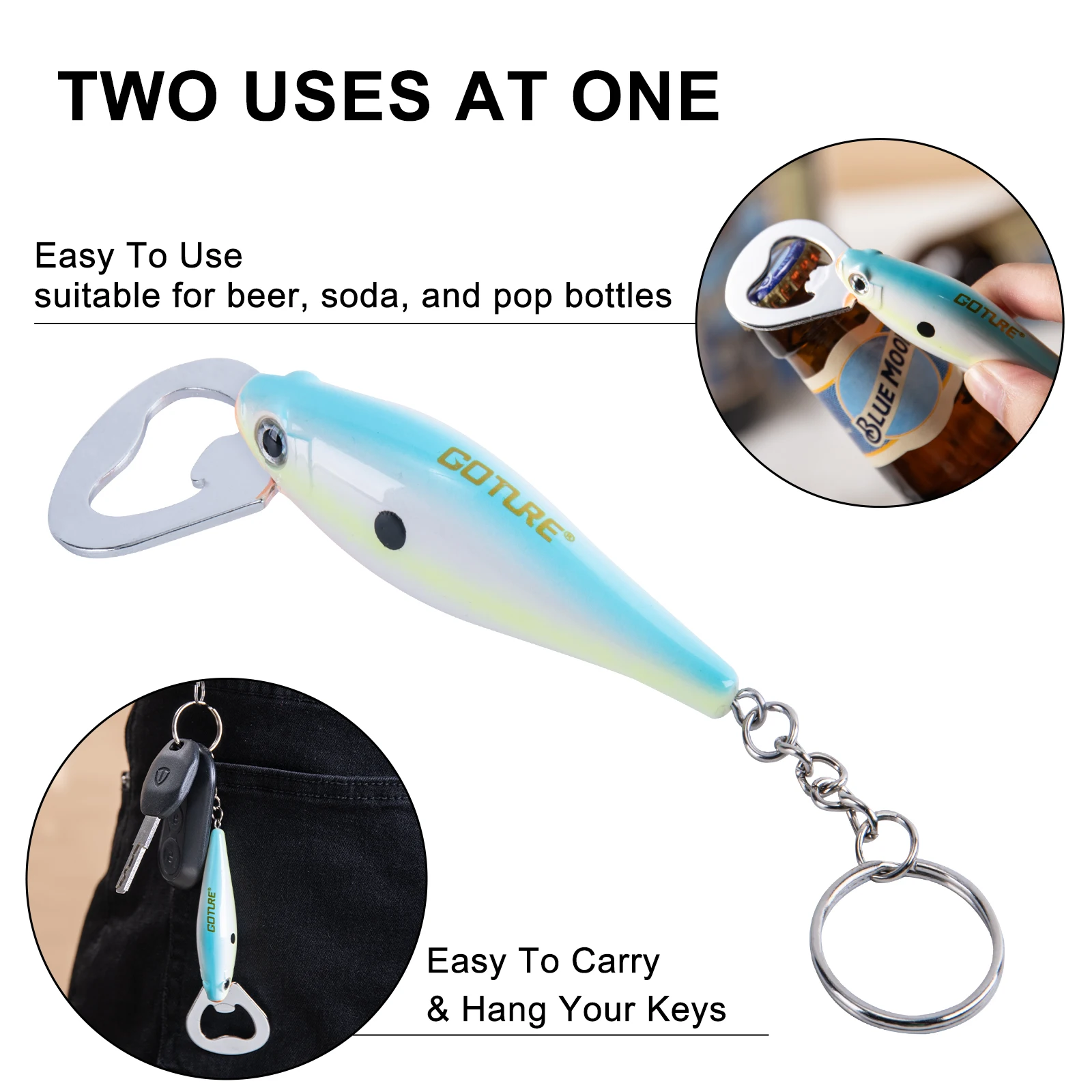 Goture 1 ชิ้นตกปลา Lure ที่เปิ - Fishing Lure Accessories บทวิจารณ์และราคา