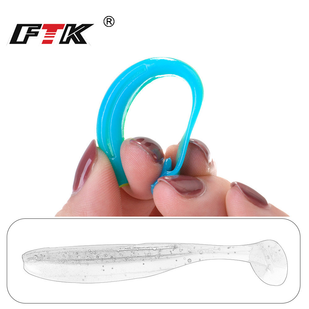 FTK 8-20PCS เหยื่อตกปลา T หาง  - Fishing Lure Swimbait บทวิจารณ์และราคา
