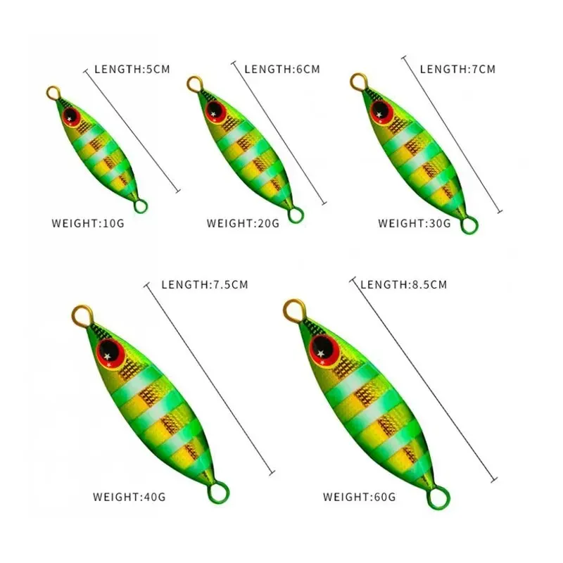 Inchiku โลหะ Jig ช้อน Lure 6pc - Fishing Lure Spoon บทวิจารณ์และราคา