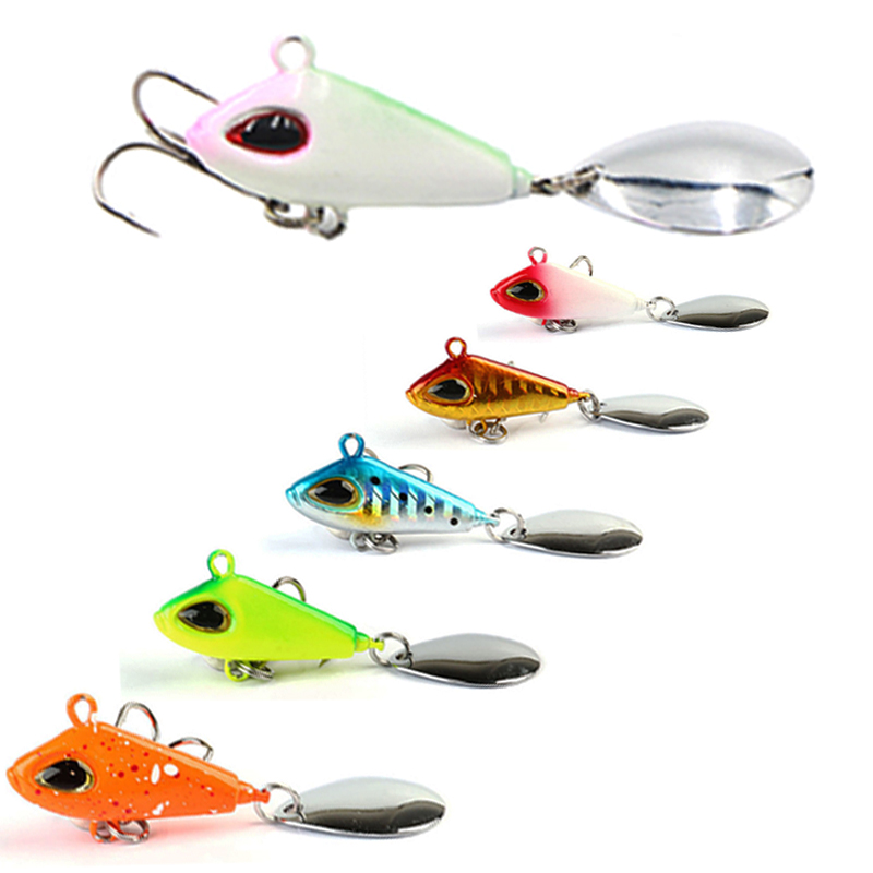 1 PC 6/11/18/22g VIB Crankbait - Fishing Lure Spinner บทวิจารณ์และราคา