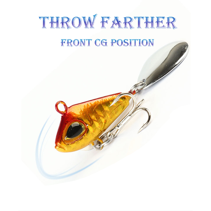1 PC 6/11/18/22g VIB Crankbait - Fishing Lure Spinner บทวิจารณ์และราคา