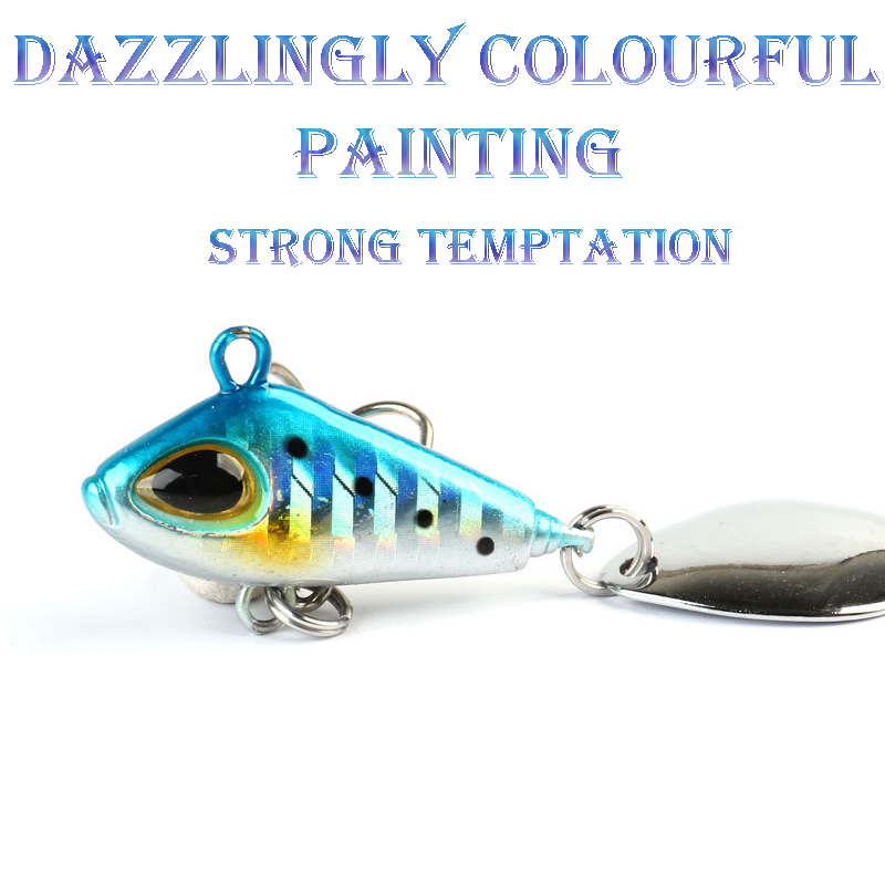 1 PC 6/11/18/22g VIB Crankbait - Fishing Lure Spinner บทวิจารณ์และราคา