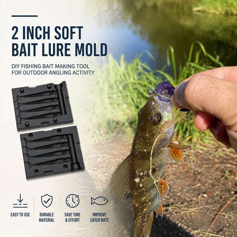 แม่พิมพ์เหยื่อตกปลาแบบนิ่มขนาด - Fishing Lure Accessories บทวิจารณ์และราคา