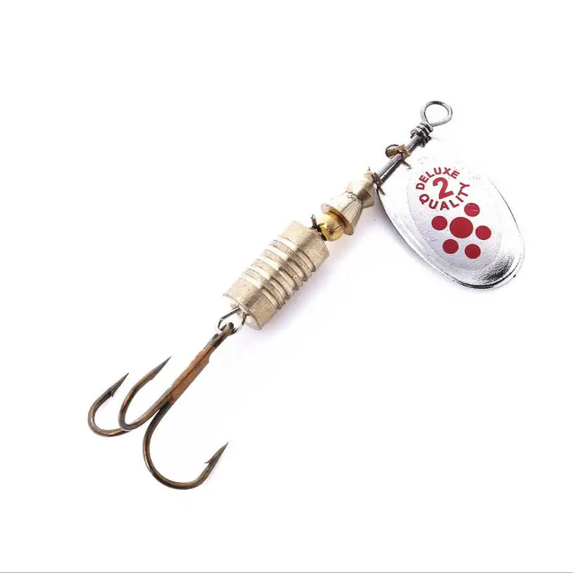 1PCS ชุบโลหะ SPINNER เหยื่อ 6. - Fishing Lure Spoon บทวิจารณ์และราคา