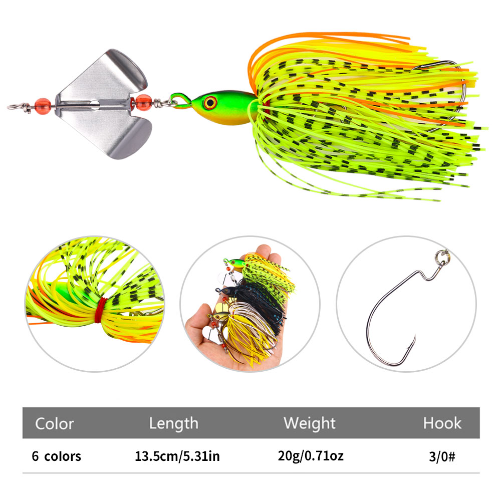เหยื่อตกปลา 1 ชิ้น ขนาด 13.5 ซ - Fishing Lure Blade Bait บทวิจารณ์และราคา