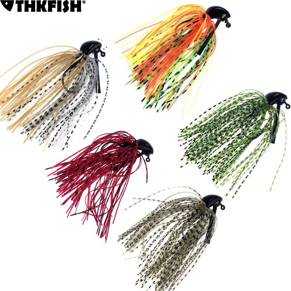 THKFISH 5pcs JIG เหยื่อตกปลาลว - Fishing Lure Buzzbait บทวิจารณ์และราคา