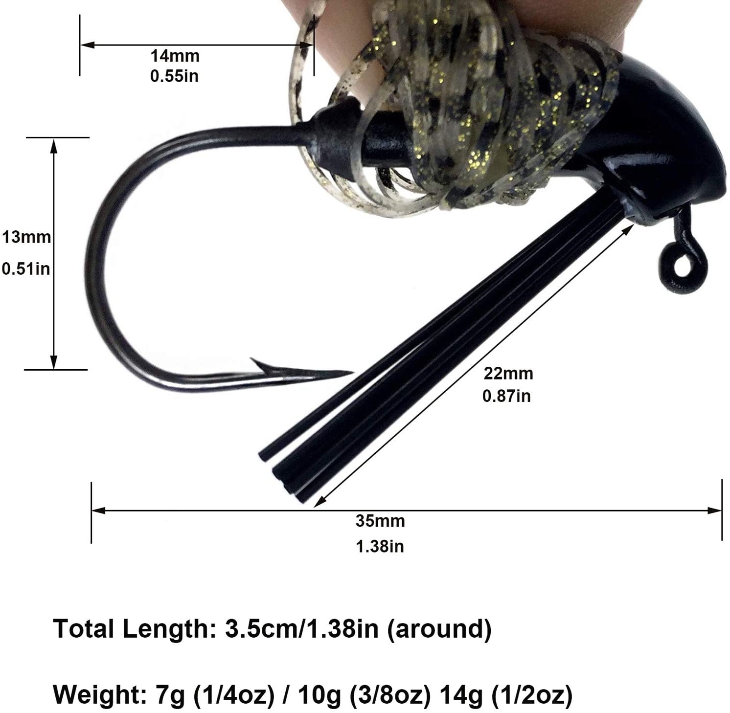 THKFISH 5pcs JIG เหยื่อตกปลาลว - Fishing Lure Buzzbait บทวิจารณ์และราคา